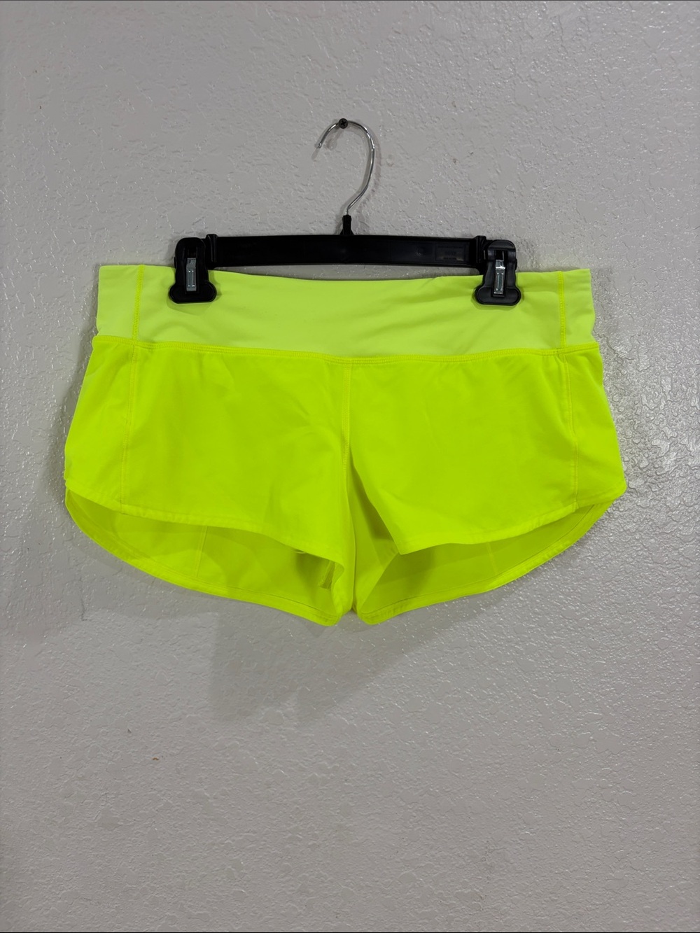 Lululemon,Size 10,Neon Yellow Women's Athletic Shorts